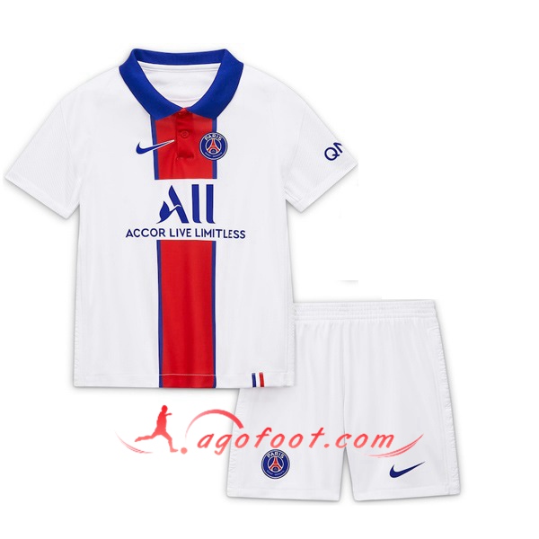 Nouveau Maillot de Foot PSG Enfant Exterieur 20/21