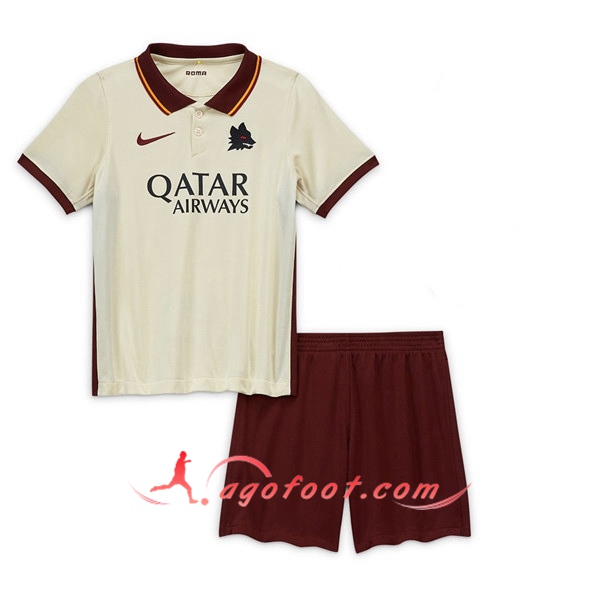 Nouveau Maillot de Foot AS Roma Enfant Exterieur 20/21