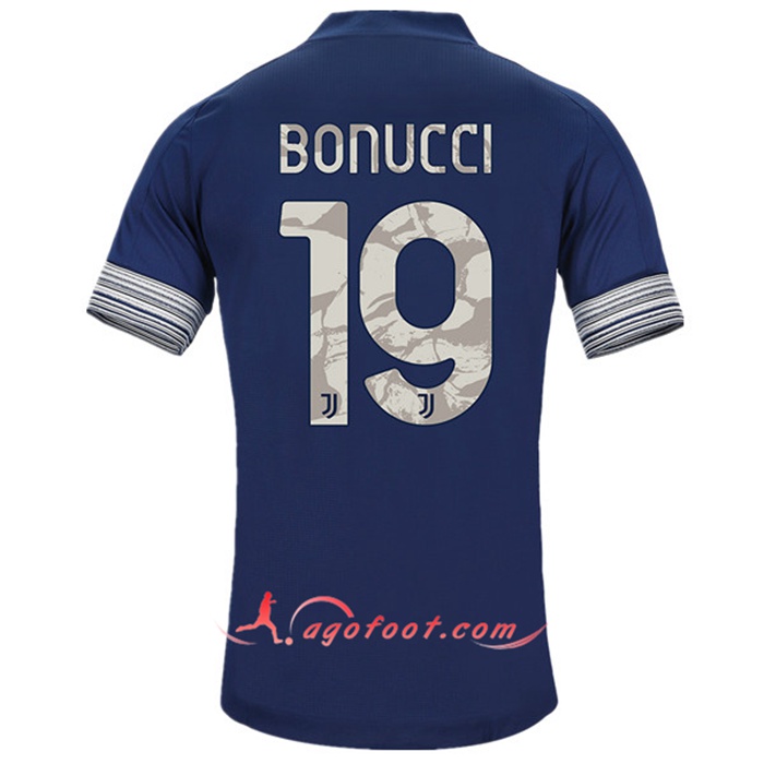 Maillot de Foot Juventus (BONUCCI 19) Exterieur 2020/2021