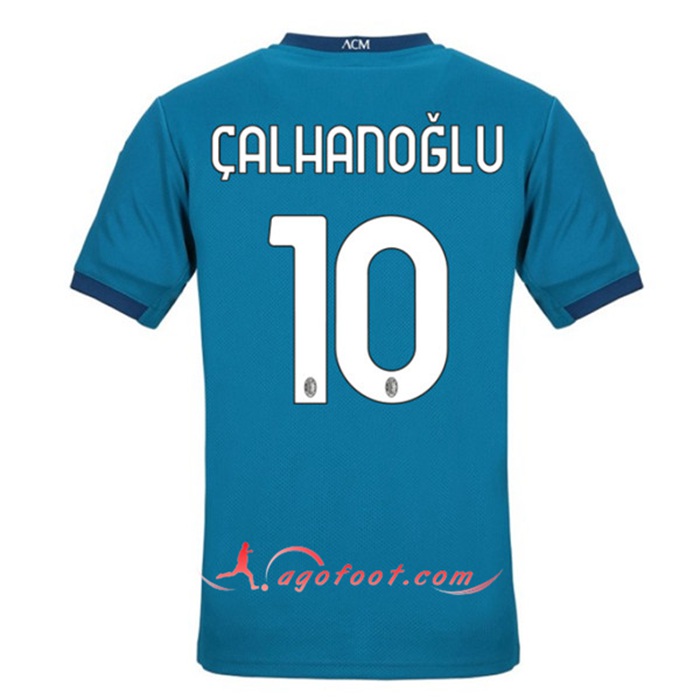 Maillot de Foot Milan AC (CALHANOGLU 10) Third 2020/2021