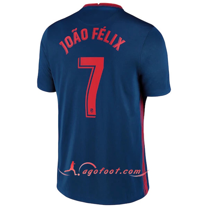 Maillot de Foot Atletico Madrid (Joao Felix 7) Exterieur 2020/2021