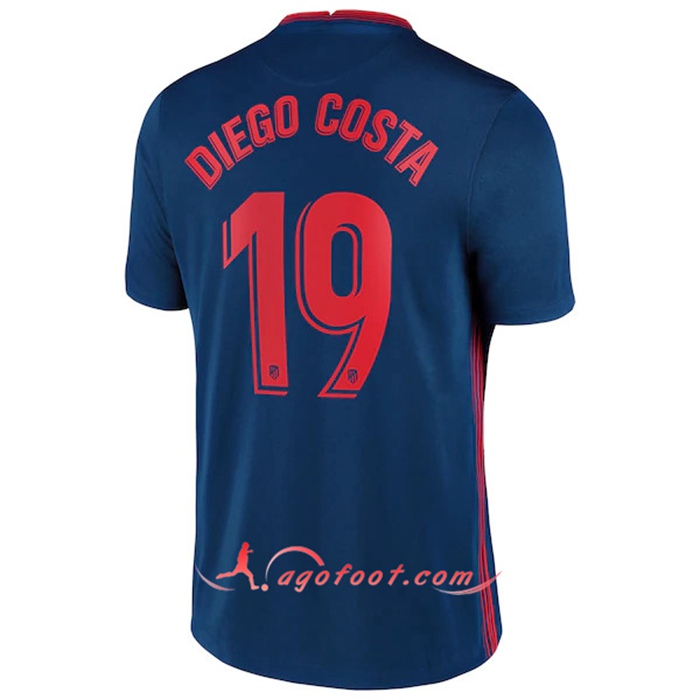 Maillot de Foot Atletico Madrid (Diego Costa 19) Exterieur 2020/2021