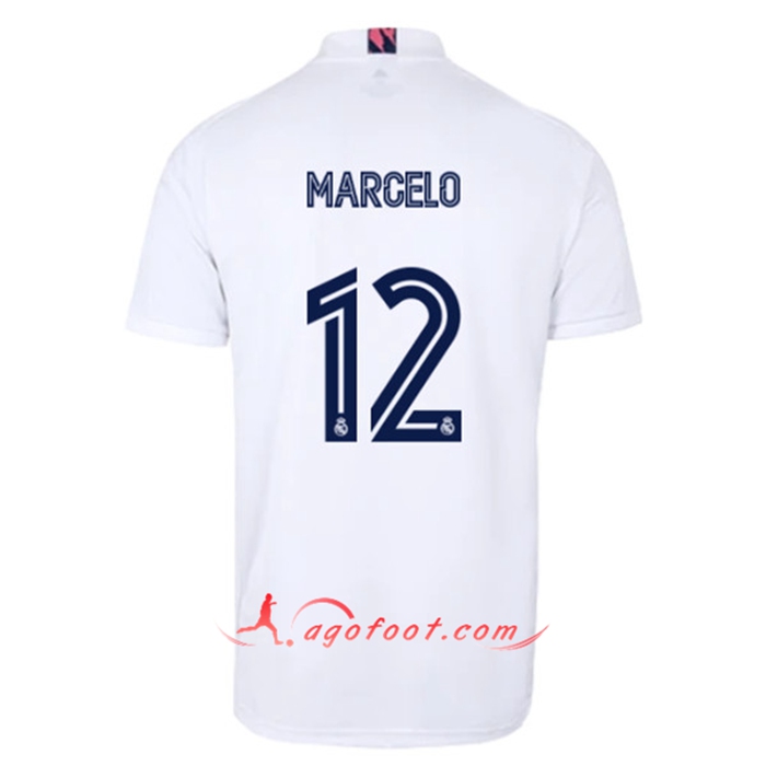 Maillot de Foot Real Madrid (MARCELO 12) Domicile 2020/2021