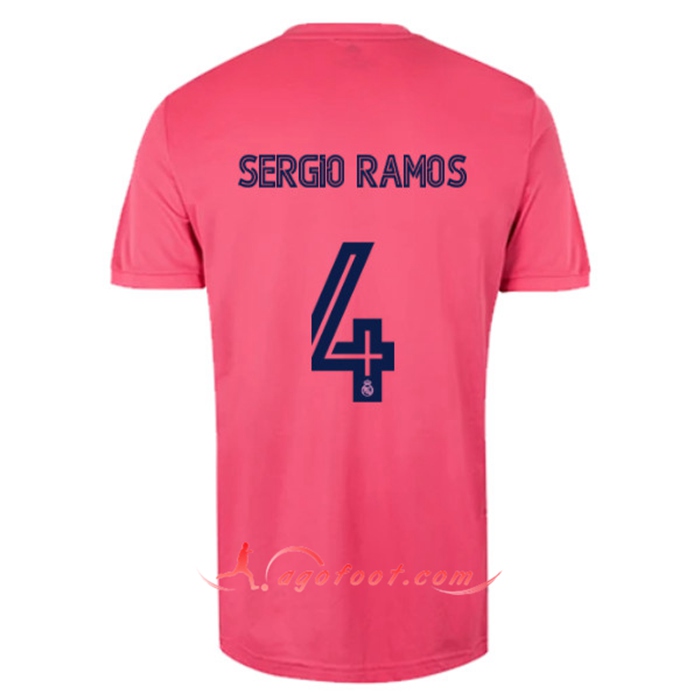 Maillot de Foot Real Madrid (SERGIO RAMOS 4) Exterieur 2020/2021