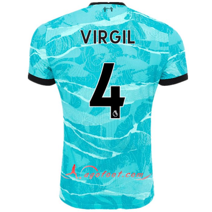 Maillot de Foot FC Liverpool (VIRGIL 4) Exterieur 2020/2021