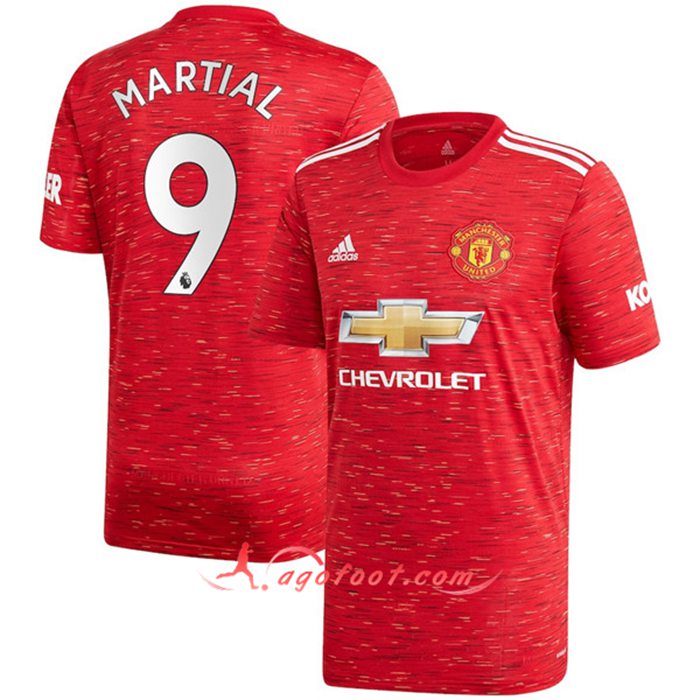 Maillot de Foot Manchester United (Martial 9) Domicile 2020/2021