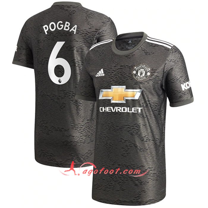 Maillot de Foot Manchester United (Pogba 6) Exterieur 2020/2021