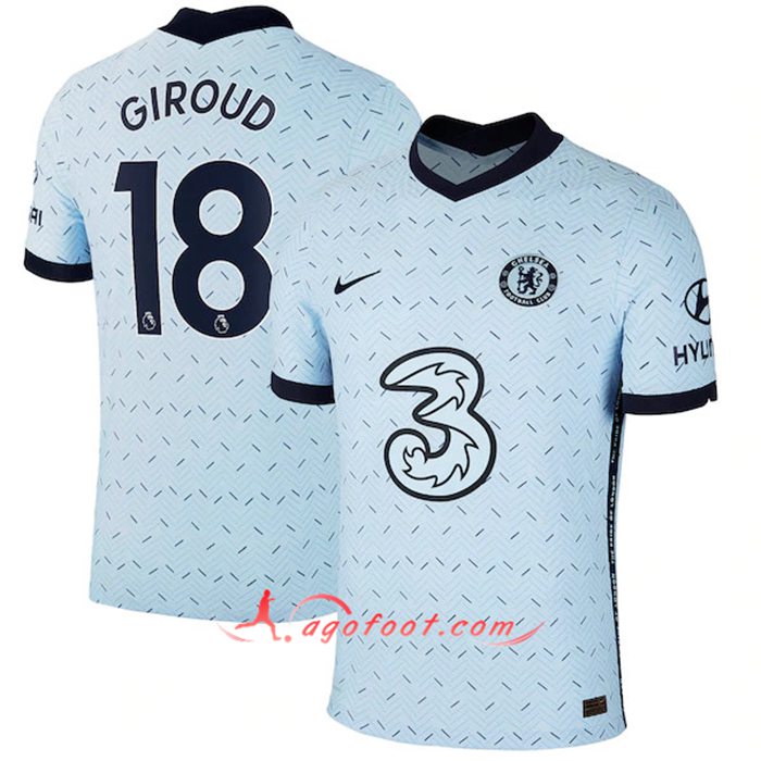 Maillot de Foot FC Chelsea (Giroud 18) Exterieur 2020/2021