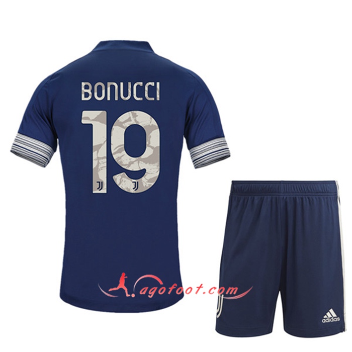 Maillot de Foot Juventus (BONUCCI 19) Enfants Exterieur 2020/2021