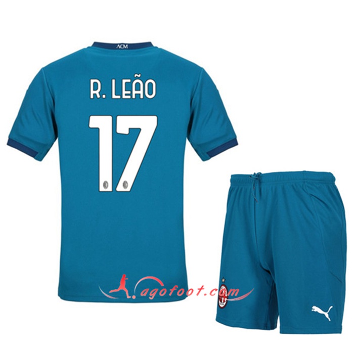 Maillot de Foot Milan AC (R.LEAO 17) Enfants Third 2020/2021