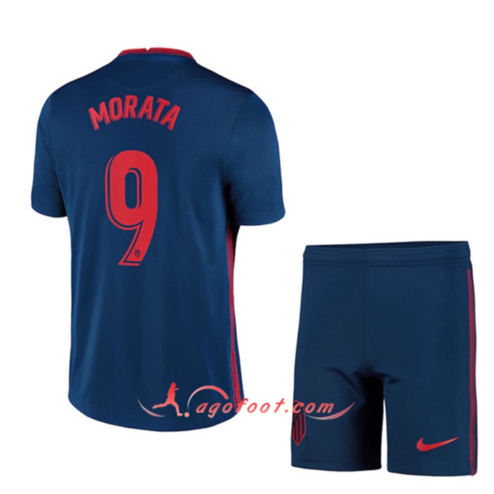 Maillot de Foot Atletico Madrid (Morata 9) Enfants Exterieur 2020/2021