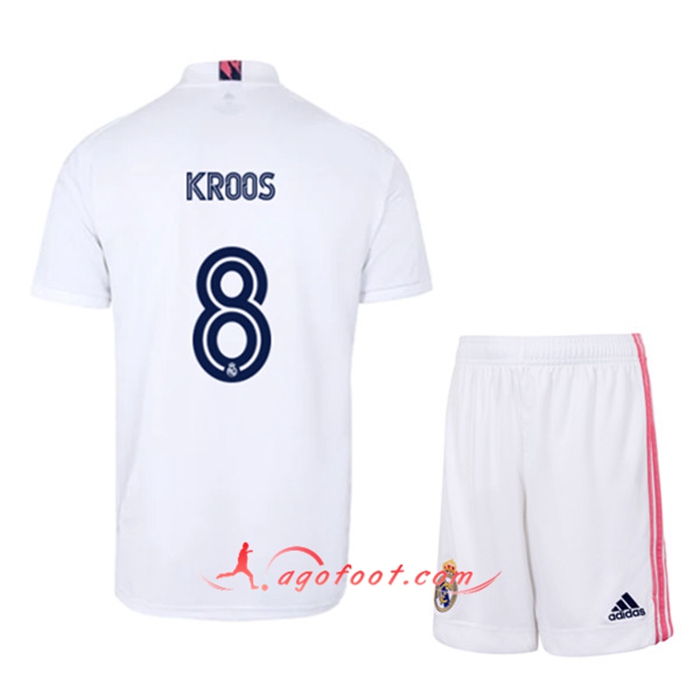 Maillot de Foot Real Madrid (KROOS 8) Enfants Domicile 2020/2021