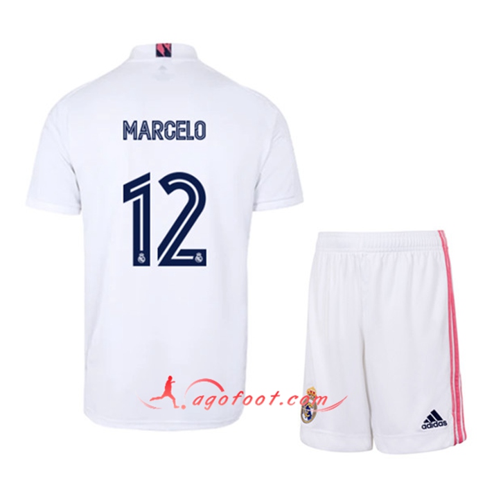 Maillot de Foot Real Madrid (MARCELO 12) Enfants Domicile 2020/2021