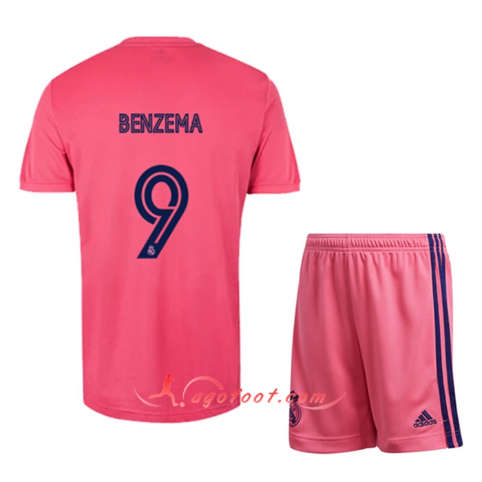 Maillot de Foot Real Madrid (BENZEMA 9) Enfants Exterieur 2020/2021