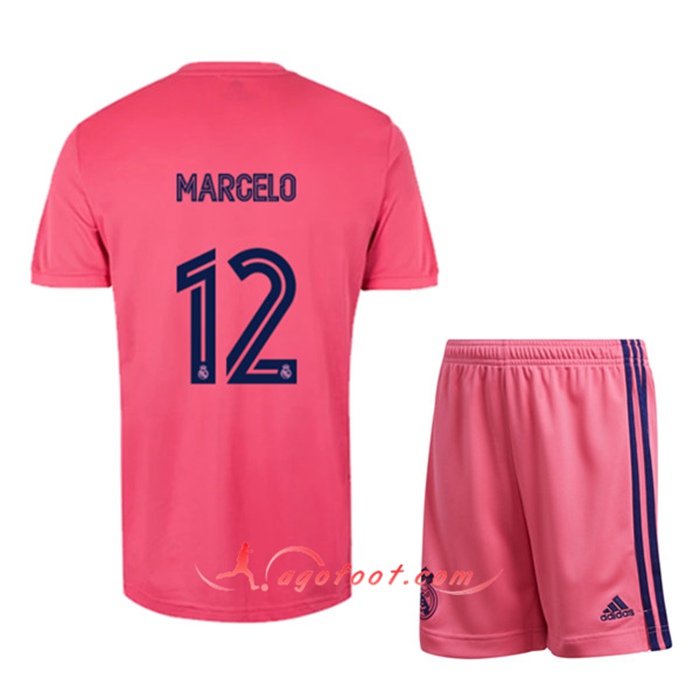 Maillot de Foot Real Madrid (MARCELO 12) Enfants Exterieur 2020/2021