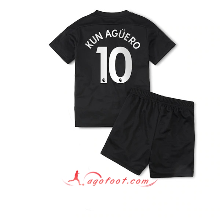 Maillot de Foot Manchester City (Agüero 10) Enfants Exterieur 2020/2021