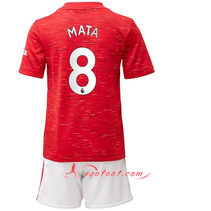 Maillot de Foot Manchester United (Mata 8) Enfants Domicile 2020/2021