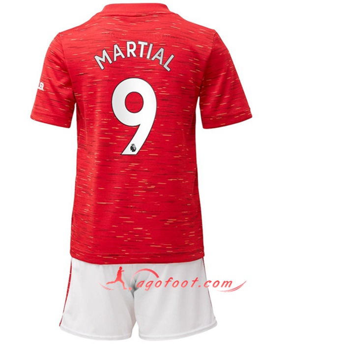 Maillot de Foot Manchester United (Martial 9) Enfants Domicile 2020/2021