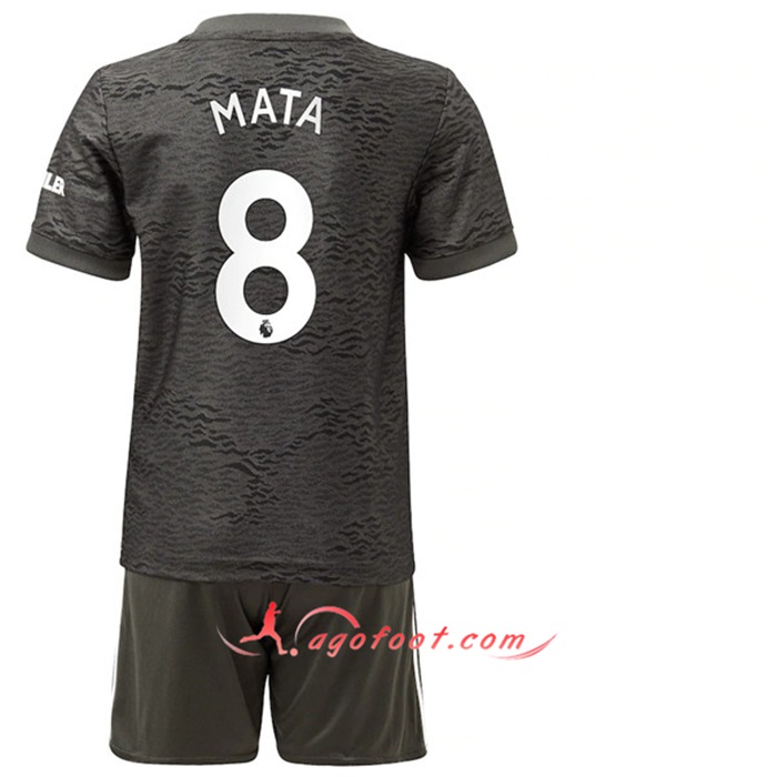 Maillot de Foot Manchester United (Mata 8) Enfants Exterieur 2020/2021