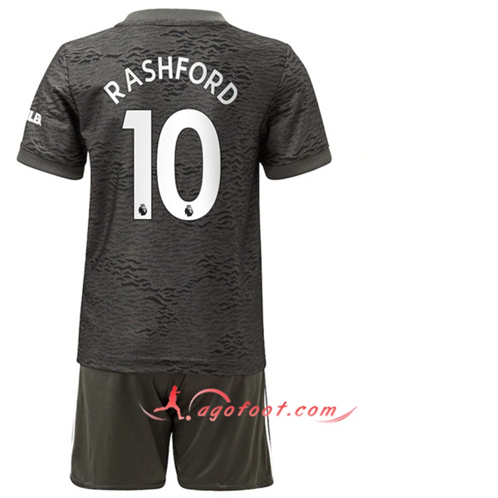 Maillot de Foot Manchester United (Rashford 10) Enfants Exterieur 2020/2021