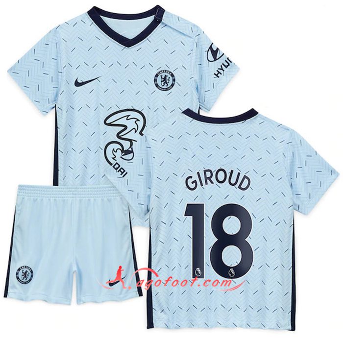 Maillot de Foot FC Chelsea (Giroud 18) Enfants Exterieur 2020/2021