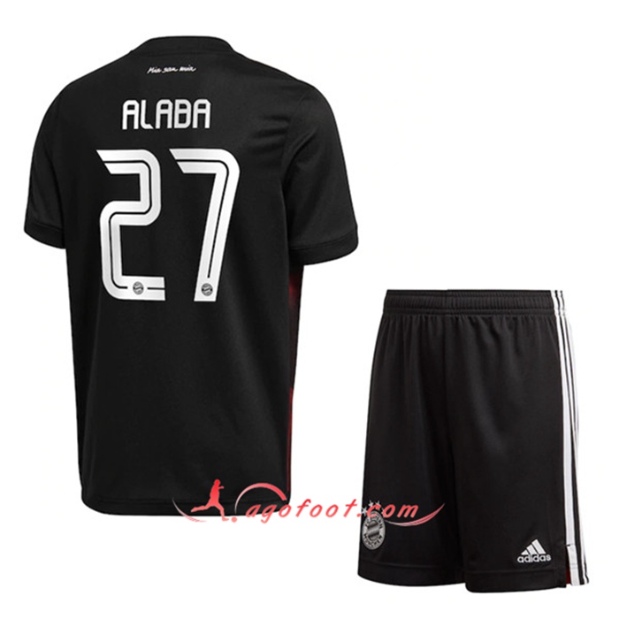 Maillot de Foot Bayern Munich (Alaba 27) Enfants Third 2020/2021