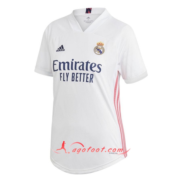 Maillot de Foot Real Madrid Femme Domicile 2020/2021