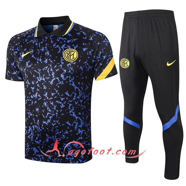 Ensemble Polo Inter Milan + Pantalon Bleu 20/21