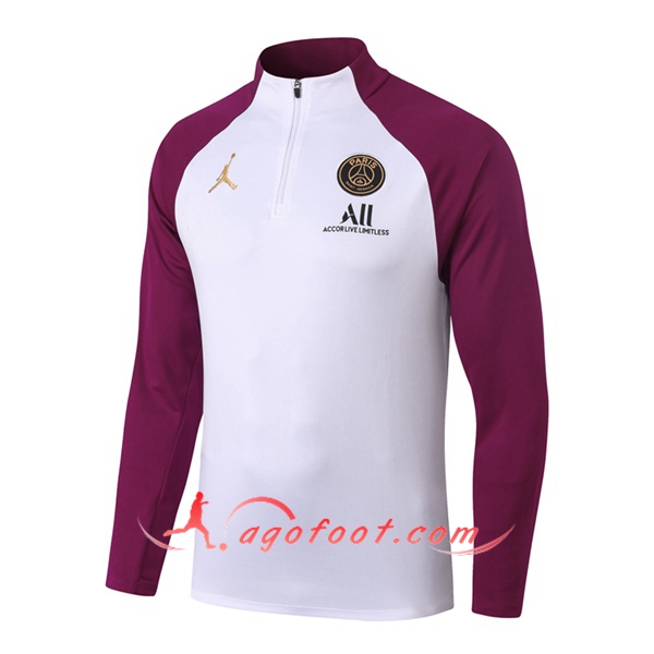 Nouveau Training Sweatshirt Pairis PSG Blanc 20/21