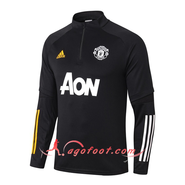 Nouveau Training Sweatshirt Manchester United Noir 20/21