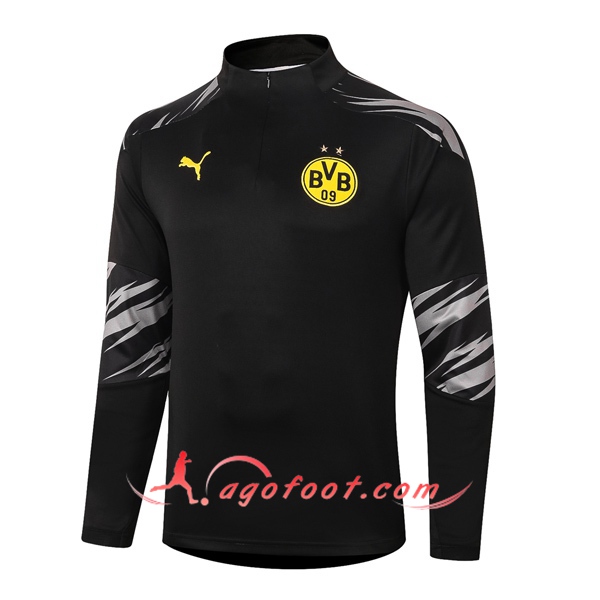 Nouveau Training Sweatshirt Dortmund BVB Noir 20/21