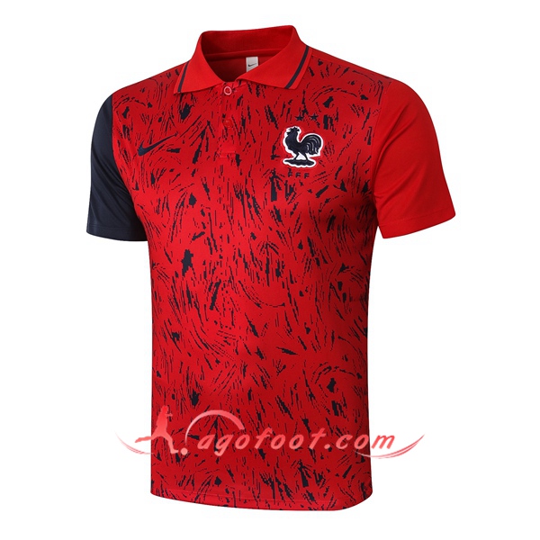 Polo Foot France Rouge 20/21