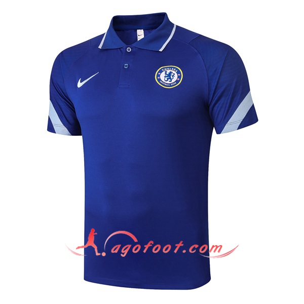 Polo Foot FC Chelsea Bleu 20/21