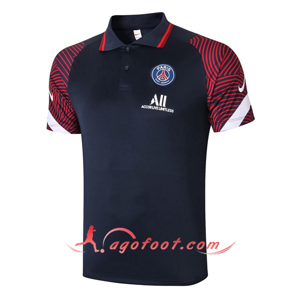 Polo Foot Paris PSG Bleu 20/21