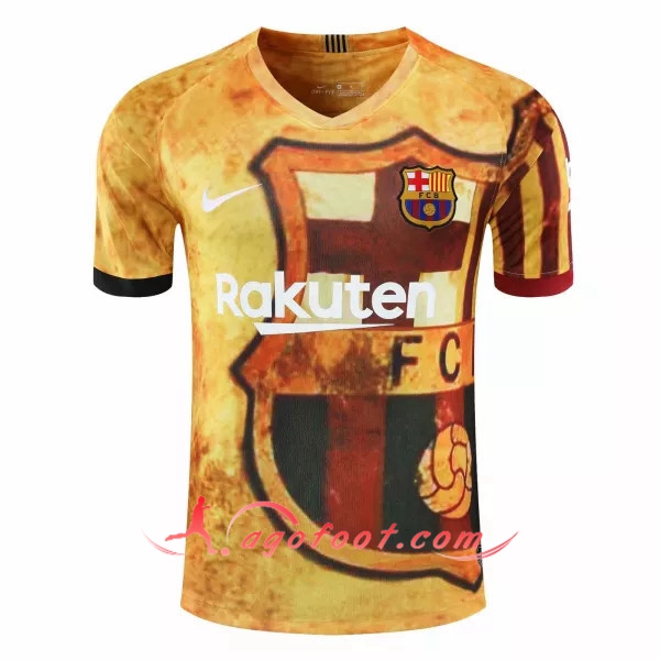 Training T-Shirts FC Barcelone Jaune 20/21