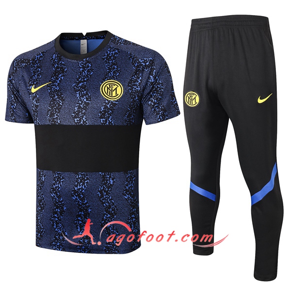 Training T-Shirts Inter Milan + Pantalon Noir 20/21