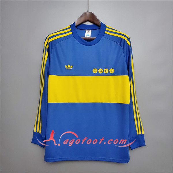 Maillot Retro Boca Juniors Manche Longue Domicile 1981