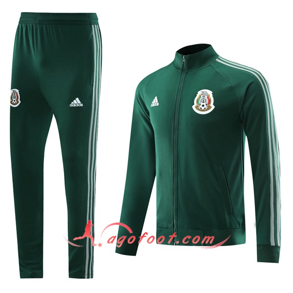 Ensemble Survetement de Foot - Veste Mexique Vert 20/21