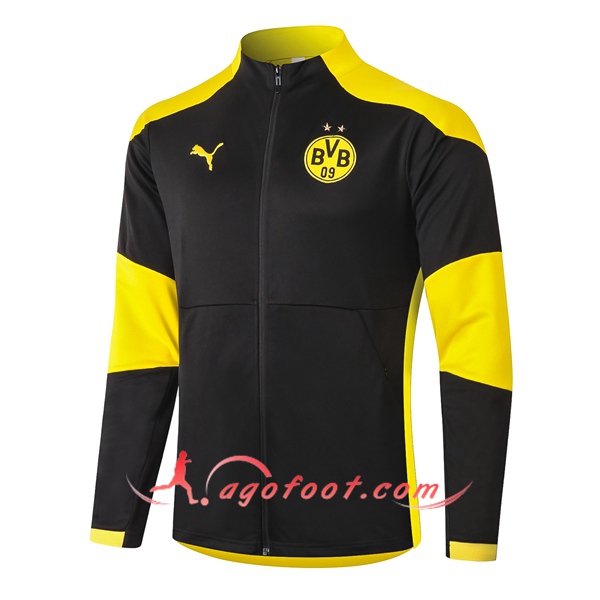 Nouveau Veste Foot Dortmund BVB Noir 20/21