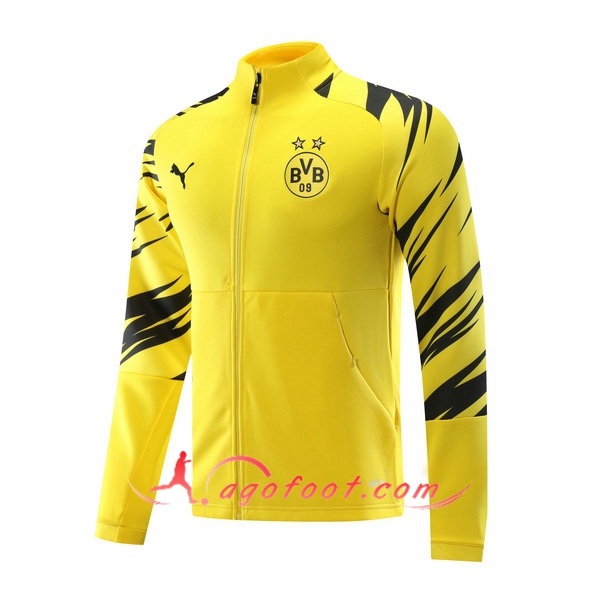 Nouveau Veste Foot Dortmund BVB Jaune 20/21
