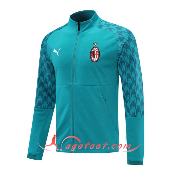 Nouveau Veste Foot Milan AC Bleu 20/21