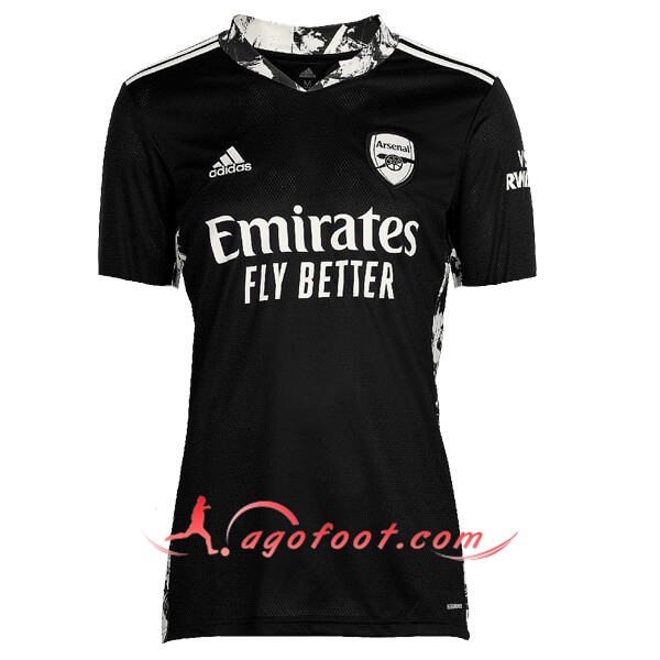 Maillot de Foot Arsenal Gardien de But Noir Floqué 20/21