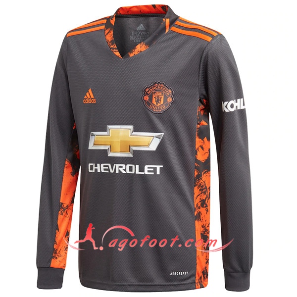Maillot de Foot Manchester United Gardien de But Manche longue Floqué 20/21