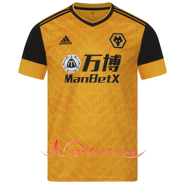 Nouveau Maillot de Foot Wolves Domicile Floqué 20/21