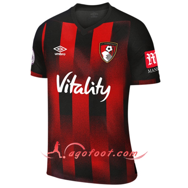 Nouveau Maillot de Foot AFC Bournemouth Domicile Floqué 20/21