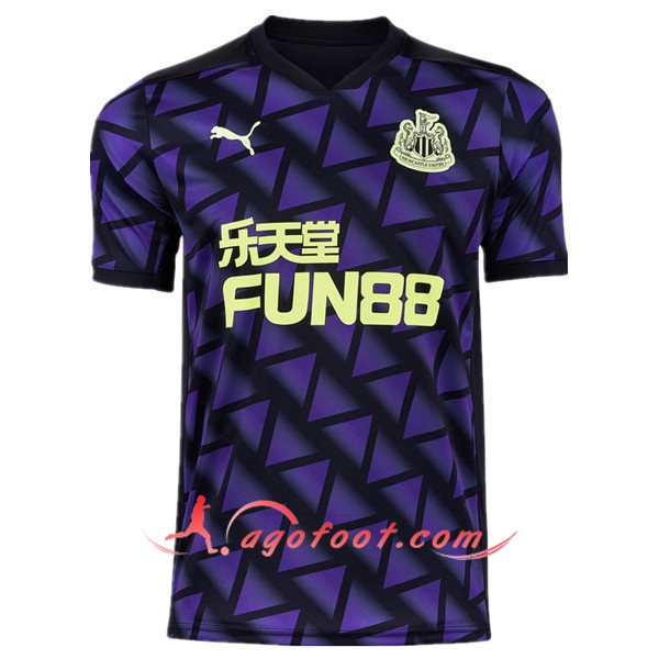 Nouveau Maillot de Foot Newcastle United Third Floqué 20/21