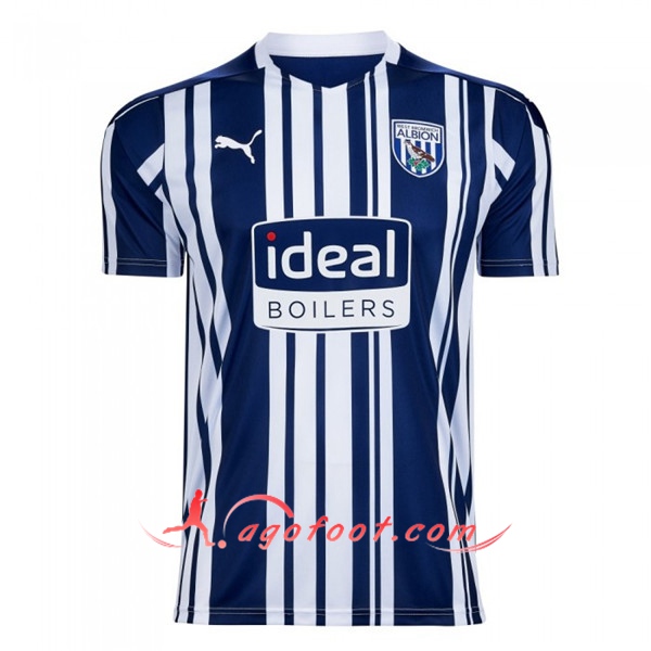Nouveau Maillot de Foot West Bromwich Domicile Floqué 20/21