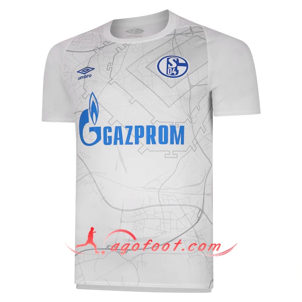 Maillot de Foot Schalke 04 Exterieur Floqué 20/21