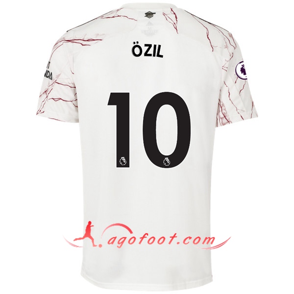 Maillot Foot Arsenal (Özil 10) Exterieur Floqué 20/21