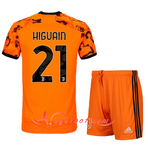 Maillot de Foot Juventus (HIGUAIN 21) Enfants Third 20/21